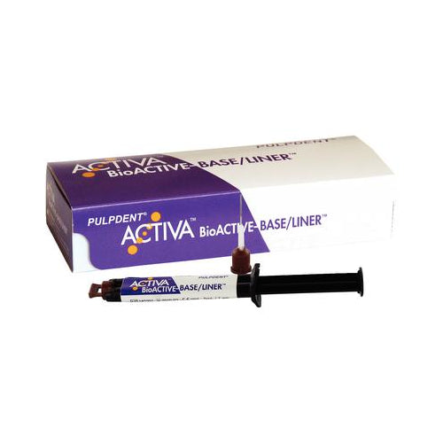 Pulpdent VB1 Activa BioACTIVE Composite Base Liner Dentin Single Pack 7 Gm Pulpdent VB1 Activa BioACTIVE Composite Base Liner Dentin Single Pack 7 Gm